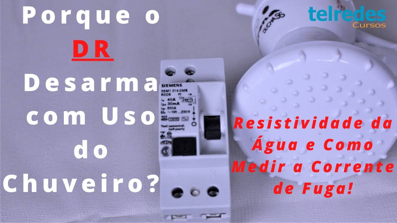 DR desarmando quando usa o chuveiro.